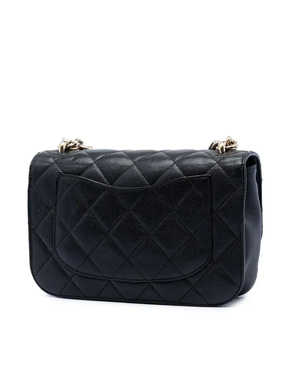 Chanel Small Cc Quilted Caviar Studded #290397C33B